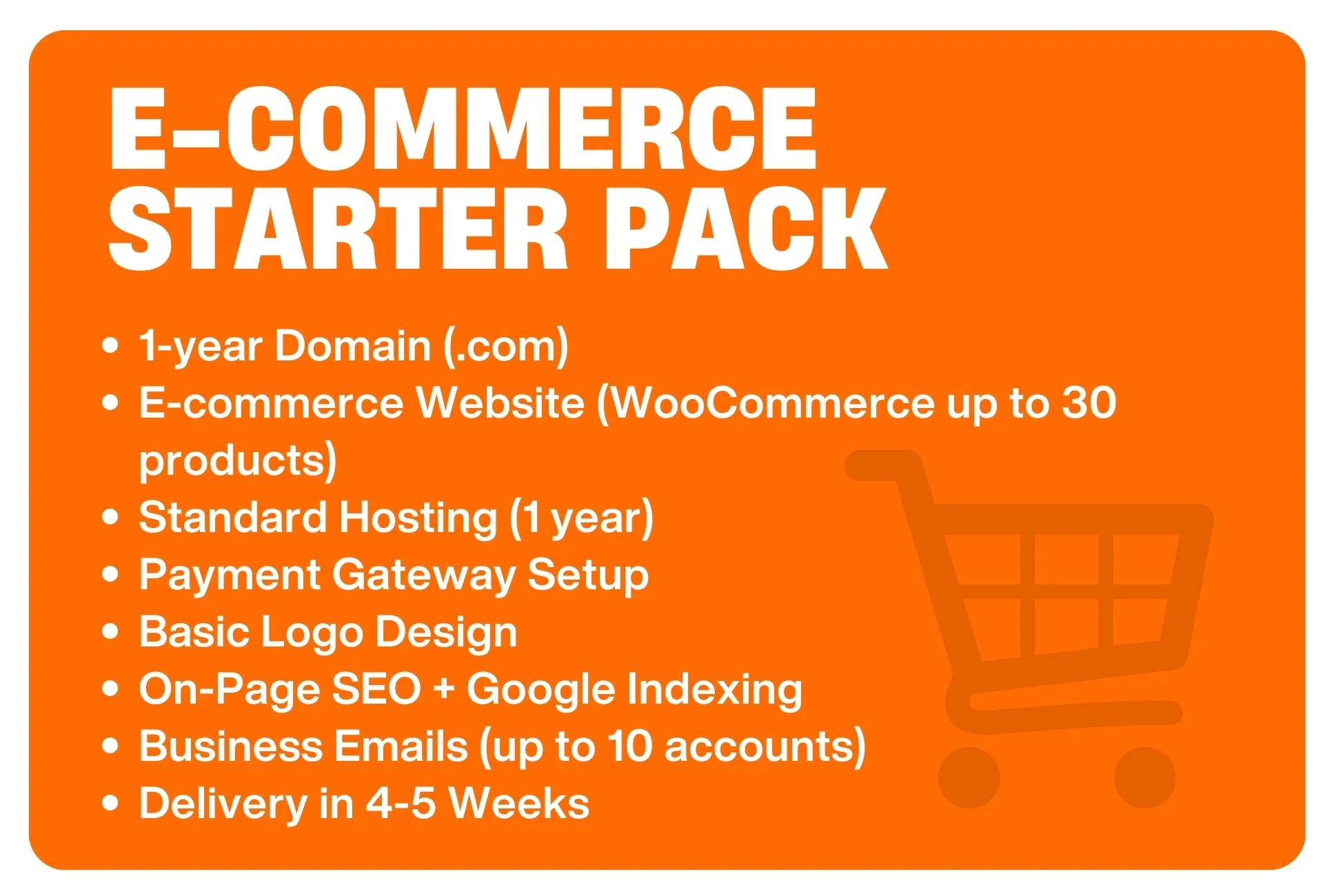E-Commerce Starter Pack